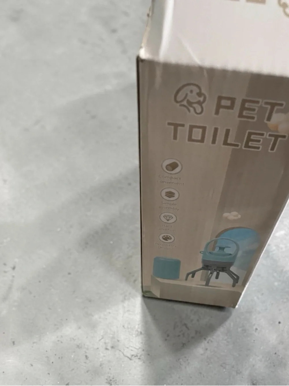 Portable Dog Poop Scooper – Teal Claw Grabber with Bag Dispenser – NIB